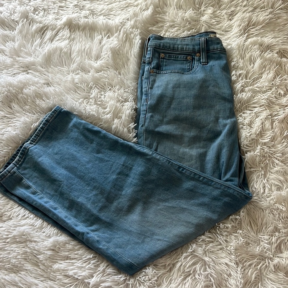 madewell size 30 wide leg jeans